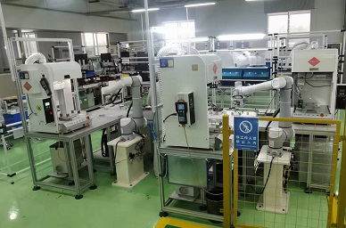 协作机器人上下料线